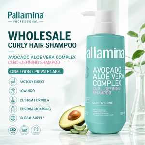 Champú Definidor de Rizos Pallamina para Cabello Rizado, Complejo de Aguacate y <span class=keywords><strong>Aloe</strong></span> <span class=keywords><strong>Vera</strong></span>, Limpieza Suave e Hidratante, 500 ml - Product Image 2