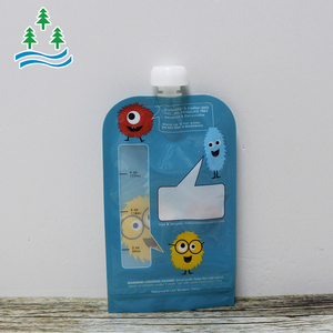 Sacchetto per Alimenti per Bambini Personalizzato Senza BPA, Ricaricabile, con Beccuccio, Riutilizzabile, con Cerniera, per Alimenti Biologici, in Plastica PE Riciclabile - Product Image 6