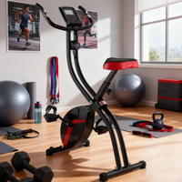 Vélos d'exercice pliables OEM à résistance magnétique, hauteur réglable, avec surveillance de la fréquence cardiaque