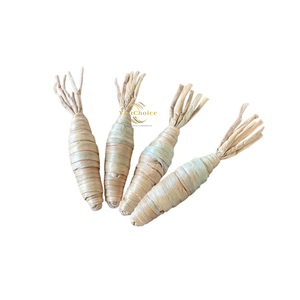 Natural Water Hyacinth <b>Carrot</b> Shape Chew <b>Toy</b> For Hamster Chinchilla And Guinea Pig - Product Image 6