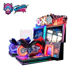 Machine de jeu d'arcade à pièces de monnaie de simulation de course de <span class=keywords><strong>moto</strong></span> GP dynamique de haute qualité et luxueuse de couleur vive - Product Image 4