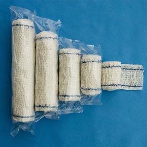 لفافة شاش كيرليكس مرنة وماصة 100% قطن، ناعمة ومجففة، ضمادة طبية جراحية غير معقمة معتمدة من CE - Product Image 2