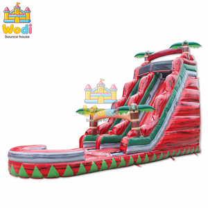 Structure gonflable combinée toboggan aquatique <span class=keywords><strong>Bluey</strong></span> & <span class=keywords><strong>Bingo</strong></span>, personnage de <span class=keywords><strong>dessin</strong></span> <span class=keywords><strong>animé</strong></span> pour le plaisir familial en plein air - Product Image 1