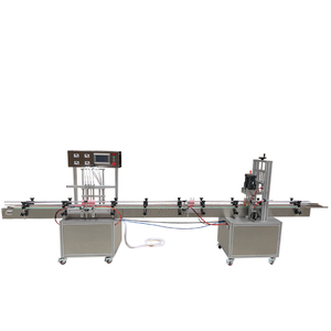 4 đầu làm đầy vít cap dây chuyền sản xuất xà phòng lỏng chai nước hoa nước hoa dexun tự động điền máy dây chuyền sản xuất - Product Image 6