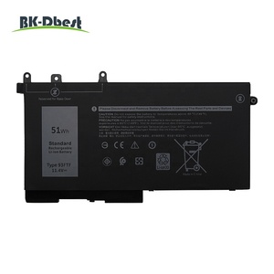 51wh 11.4V 93FTF バッテリー <span class=keywords><strong>Dell</strong></span> Latitude E5280 <span class=keywords><strong>E5480</strong></span> E5580 E5290 E5490 E5590用 - Product Image 1