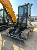Mini-excavatrice SANY SY55C pour travaux routiers en espace restreint, 5,3 tonnes, moteur diesel ISUZU 36 kW, godet de 0,3 m³, profondeur de fouille de 3,42 m, chenilles de 400 mm