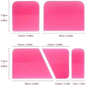 Raclette de pose de film teinté pour vitres de voiture en TPU souple, angle de 85 degrés, outil d'application pour tous les modèles, couleur pailletée - Product Image 3