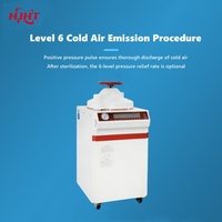 Esterilizador de Vapor a Presión Vertical de Laboratorio con Sistema Operativo Inteligente, Pantalla Táctil, Múltiples Programas y Control de Temperatura