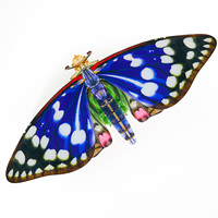 Kit de Modelo de Mariposa 3D de Acrílico Wincent, Rompecabezas Mecánico Translúcido Iridiscente, Manualidad, Decoración del Hogar, Regalo para Niños y Adultos