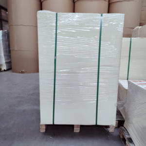 Feuille de papier d'emballage alimentaire recyclable double face enduite de PE, compatible avec l'impression offset, pour gâteaux, sandwichs, sushis et coupes à nouilles - Product Image 3