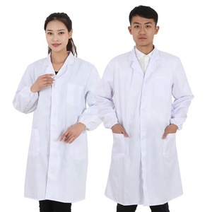 Bata de Laboratorio Personalizada con Mangas Elásticas, Uniforme Profesional Unisex para Hospitales y Médicos, Bata de Laboratorio Blanca, Uniforme Médico General - Product Image 5
