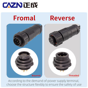 E10 Spritzguss umspritzter wasserdichter Stecker 2-12-poliger Stecker mit Gewinde - Product Image 6