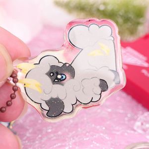 Porte-clés personnalisé en acrylique transparent écologique avec logo, breloque, support de broche, objet de collection artistique, anime, antique, sous vide - Product Image 4