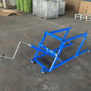 Kit de levage pliable en acier pour <span class=keywords><strong>motoneige</strong></span>, capacité 800 lb, avec roues, chariot réglable et support de levage à levier - Product Image 4