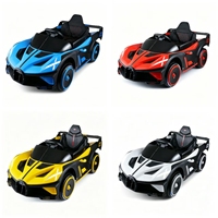 Mobil Sport Listrik Anak 12V 380 Motor 4WD Remote Control Kontrol APP Lampu LED Pintu Bisa Dibuka untuk Usia 1-8 Tahun