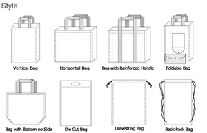 Sac fourre-tout promotionnel en tissu non tissé PP recyclé et écologique, réutilisable, à faible MOQ, avec impression de logo personnalisé - Product Image 6