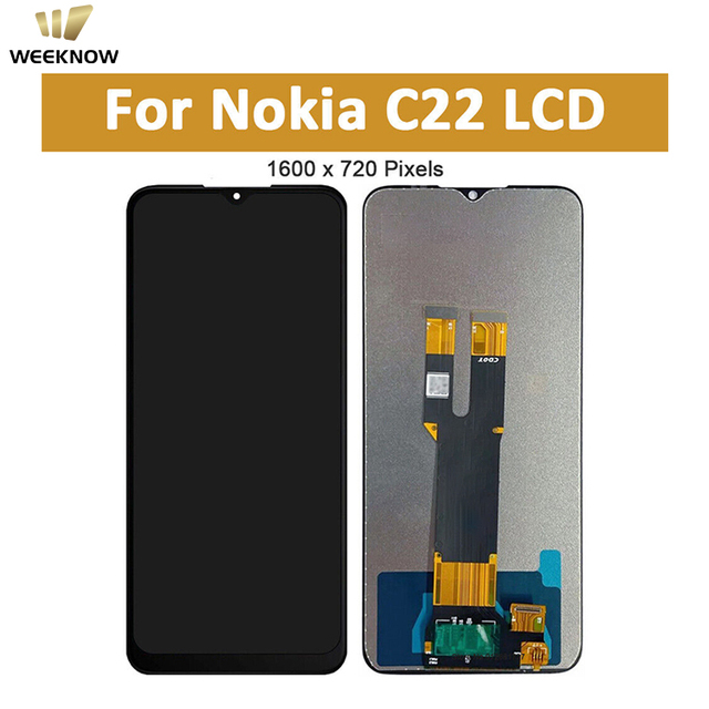 Tested 100% Working Lcd Mobile Phone Accessories Screen Replacement Display for Nokia C22 Display LCDs