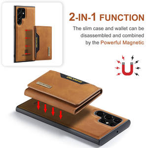 Sang Trọng 2-Trong-1 Có Thể Tháo Rời Từ Da Điện Thoại Trường Hợp Retro PU Leather Wallet Trường Hợp Và Từ Trường Hợp Điện Thoại - Product Image 4