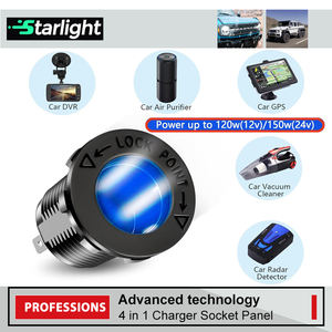 4-in-1 לוח כוח ימי 12v 4.2a מטען מתח קל הוביל מתג רוקר עבור הסירה רכב Rv - Product Image 5