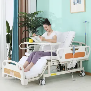 Grosir Pabrik membeli perawatan rumah sakit elektrik multifungsi tempat tidur perawatan rumah sakit medis