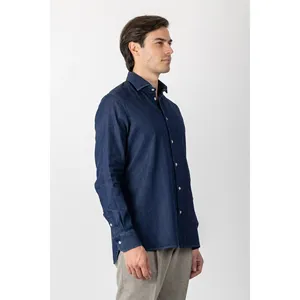 Chemise en jean bleu 100% coton Quatre saisons - Product Image 5