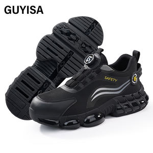 GUYISA Chaussures <span class=keywords><strong>de</strong></span> <span class=keywords><strong>sécurité</strong></span> sportives personnalisées Anti-smash Anti-crevaison Chaussures <span class=keywords><strong>de</strong></span> <span class=keywords><strong>sécurité</strong></span> à la mode à boucle intelligente pour hommes - Product Image 1