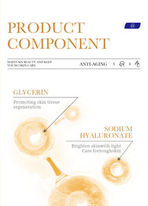 מותאם אישית טהור טבעי זהב פעיל עצם קולגן אנטי קמטים אנטי אייג 'ינג אינטנסיבי לחות מזין סרום פנים מרגיע - Product Image 6