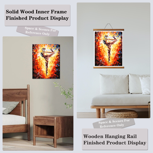Paint by Numbers Canvas Art Kit Abstract Magical ballet Rectangle Digital Printing Handmade DIY Oil Painting 40x50cm - Product Image 6
