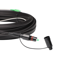 Kabel Patch Fiber Optik Tahan Air Luar Ruangan IP68 SC/APC Singlemode (Kabel Fiber Optik) Adaptor Kompatibel Kehilangan Sisa Sambungan <0.2dB