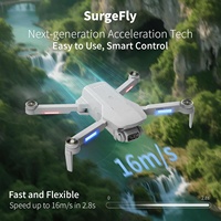 Drone 4DRC F8 sans balais avec double caméra HD FPV, quadricoptère RC avec évitement d'obstacles, mini drone pliable, drone professionnel pour cadeau