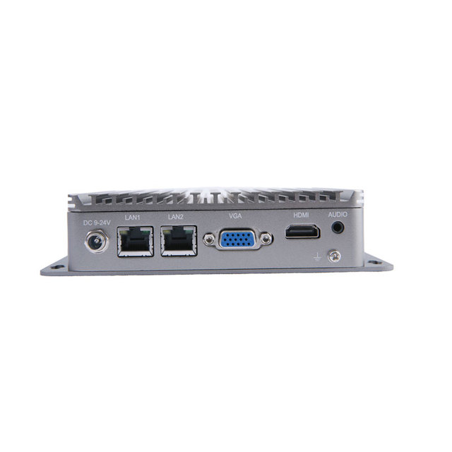 EVUC Fanless Embedded Computer Industrial Mini PC Intel Celeron J1900 2*I210 Gigabit LAN RS232 COM Port VGA for 8GB RAM