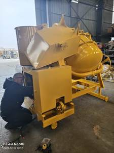 Topmai Stahlseil-Betonmischer mit Motorpumpe, hoher Lastmoment, 15P, 8-10 <span class=keywords><strong>m</strong></span>³/h Produktivität, manuelle Entladung - Product Image 5