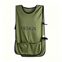 Gilet de golf personnalisé imprimé, respirant, pour tournoi de golf, avec poches, plusieurs couleurs disponibles, logo personnalisé