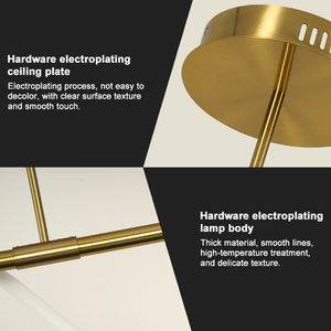 Lustre LED de cuisine en tube de silicone flexible art déco minimaliste pour salle à manger, élégant pour bureau, entrepôt européen - Product Image 3