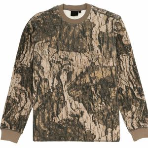 T-shirt à manches longues en coton lourd tricoté, imprimé DTG personnalisé, double couche thermique, séchage rapide, respirant, écologique, décontracté, vierge - Product Image 5