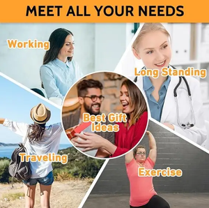 Chaussettes de Compression Grande Taille pour Femmes Hommes Varices Genou Soulagement de la Douleur Sportrs Bas Chaussettes de Compression Médicale - Product Image 3