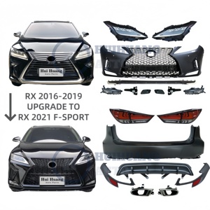 1:1 Kit carrozzeria originale per la conversione Lexus RX 2016-2019 a 2021 modello sportivo F Bodykit con griglia per paraurti faro Plug and Play - Product Image 1