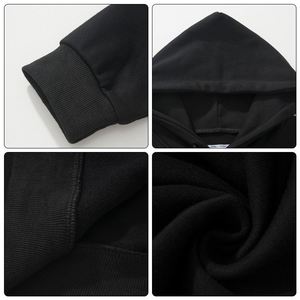 Sweat à capuche d'hiver en RPET brodé sur mesure de haute qualité, tricoté épais et surdimensionné - Product Image 5