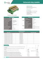 Module de relais de puissance 220VAC RJ2S-C-D24, 8 canaux de sortie numérique, module de relais à vis, contact haute puissance, théorie électromagnétique