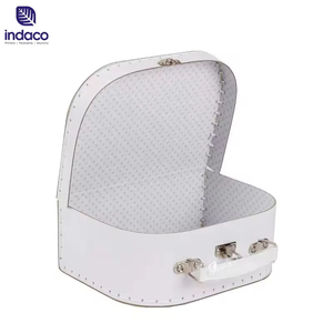 Wholesale Paperboard Suitcase Kids Cardboard Suitcase Shape Gifts <b>Boxes</b> Baby Cardboard Suitcase - Product Image 5
