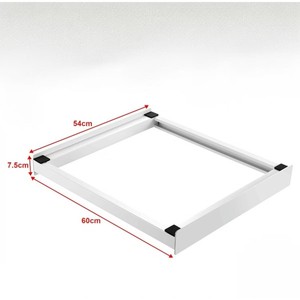 ชุดสแต็กหินแบบสากลอุปกรณ์เสริมเครื่องซักผ้าเฟรมกลาง60ซม. ชุดซ้อนสีขาว - Product Image 1