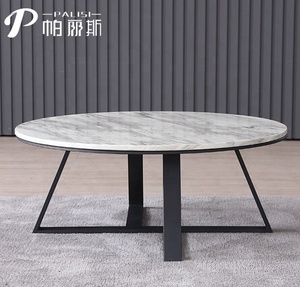 Simple Modern Style Living Room <strong>Table</strong> Furniture Marble Top Steel Base Center Coffee <strong>Table</strong> <strong>Side</strong> <strong>Table</strong> <strong>Set</strong> - Product Image 6