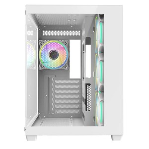 Cloudcool E-Sports Full Tower Desktop <b>Computer</b> Case Wide Body Chassis Tempered Glass Sea View Room Supports ATX Stock - Product Image 2