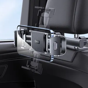 Usams 2022 Auto Accessoires 360 Verstelbare Universele Auto Hoofdsteun Rear Back Seat Mount Stand Tablet Telefoon Houder Voor Ipad