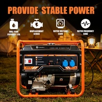 Générateur électrique portable à essence TKH7500 5-5,5 kW, 4 temps, refroidi par air, technologie brevetée, pour usage domestique de secours