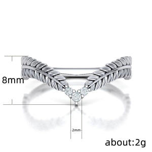 Anello F462 in oro bianco con diamante taglio brillante rotondo, colore G naturale, romantico, gioiello da donna per fidanzamento - Product Image 5