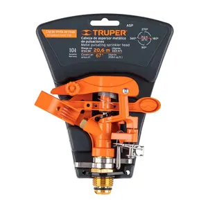 BOX 6 Arroseur métallique, tête simple, TRUPER - Product Image 4