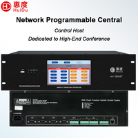 AV-ZK08 Metal Merkezi Kontrol Sistemi Ana Bilgisayar Programlanabilir Ağ Denetleyicisi 8 RS232 4 IR 4 Röle 4 IO TCP/UDP 2,3 inç Ekran 64-bit