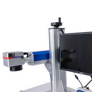 Machine de gravure laser à fibre rotative YHS intelligente à haut niveau de sécurité, machine de marquage de bureau - Product Image 6