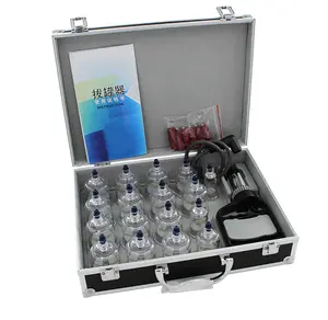 Medicina Tradicional Chinesa Coréia Estilo 19pcs Professional Cupping Terapia Equipamentos Conjuntos